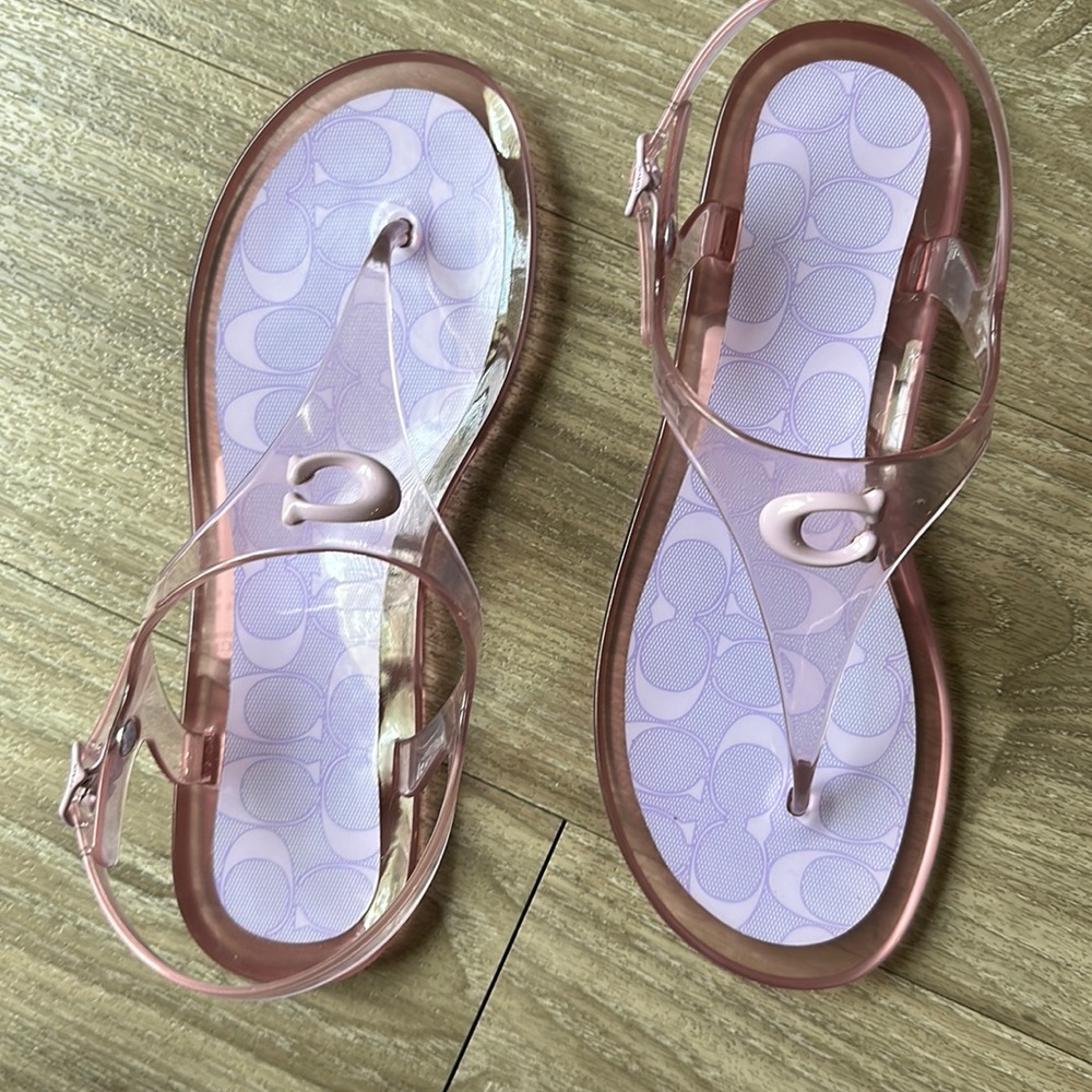 Coach natalee jelly size 8 violet